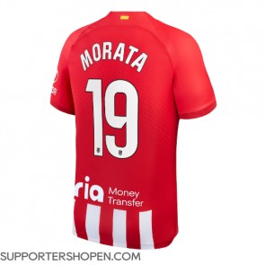 Atletico Madrid Alvaro Morata #19 Hemma Matchtröja 2023-24 Kortärmad